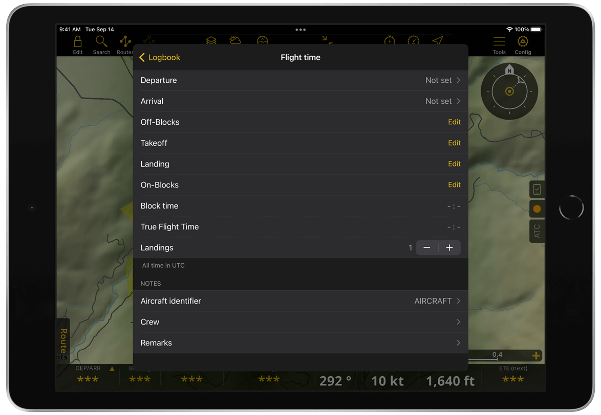 logbook-flight-time