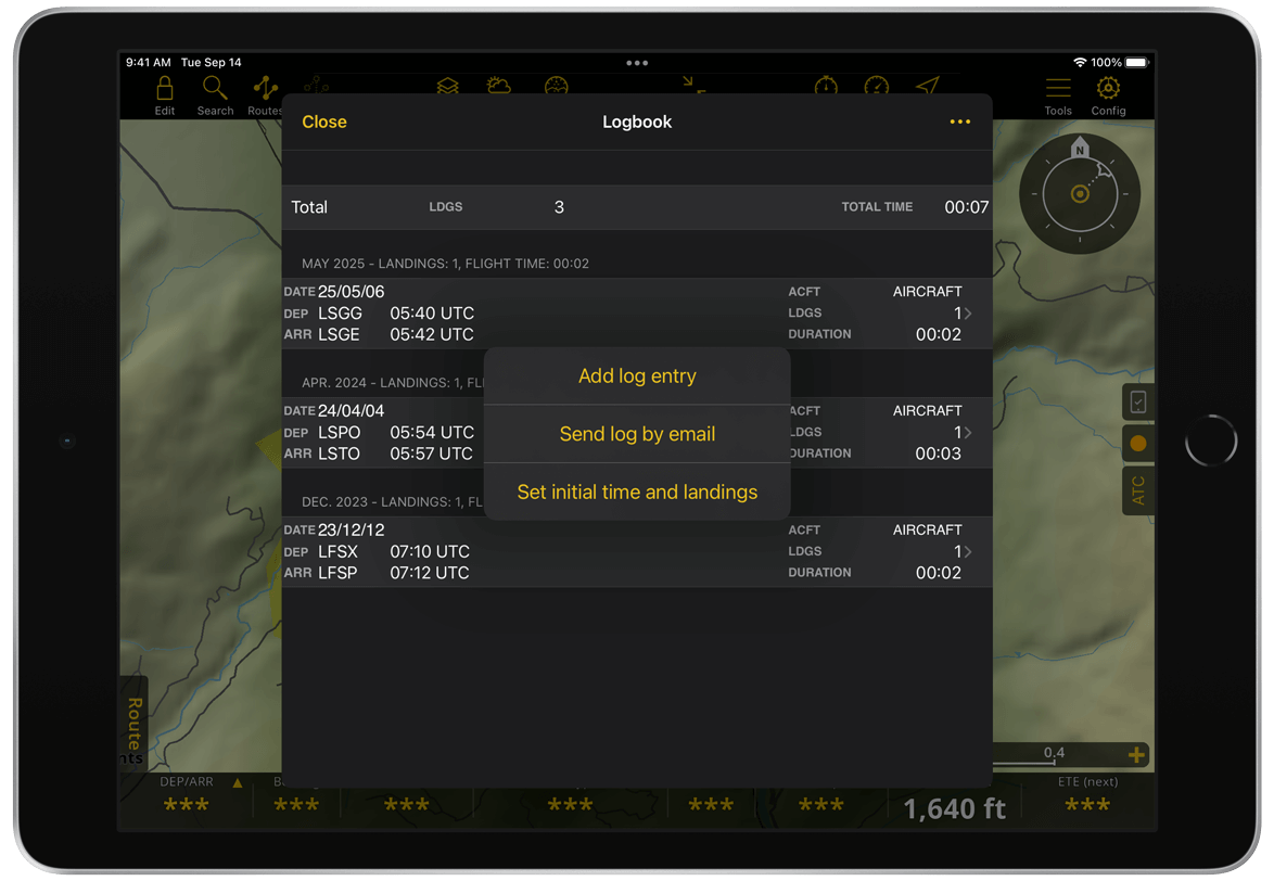 logbook-options